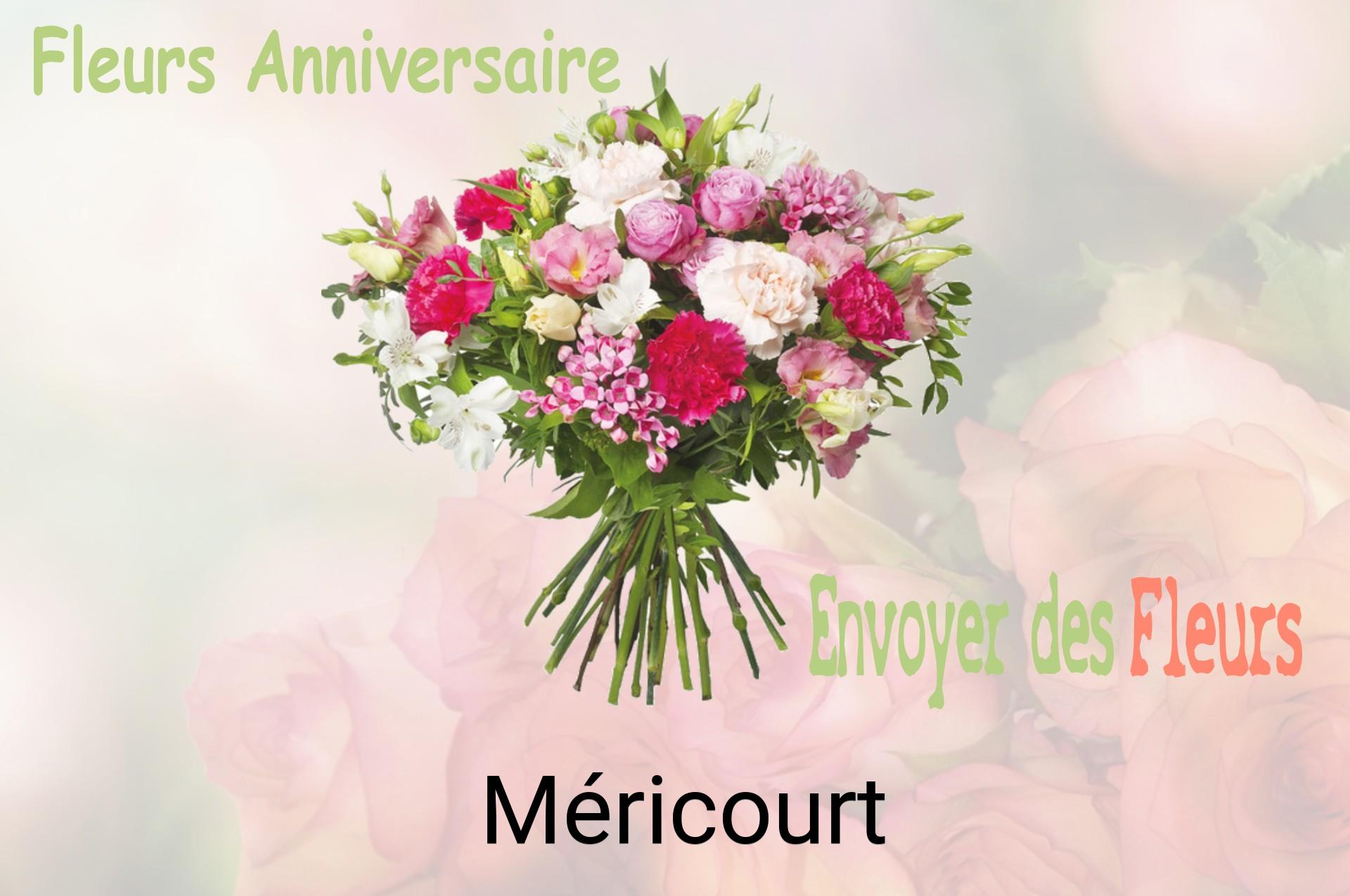 Bouquet de fleurs d’anniversaire livré à Méricourt